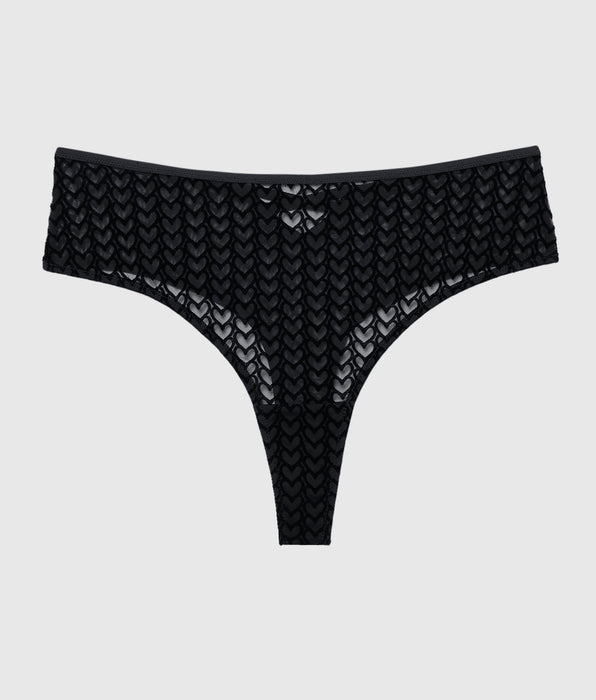 La Senza Crotchless High Waist Thong Panty