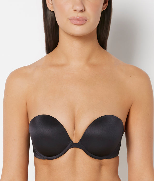 La Senza Up 2 Cup Strapless in Tuxedo Black