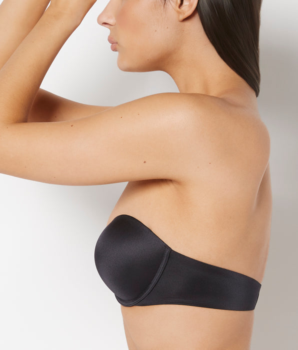 La Senza Up 2 Cup Strapless in Tuxedo Black