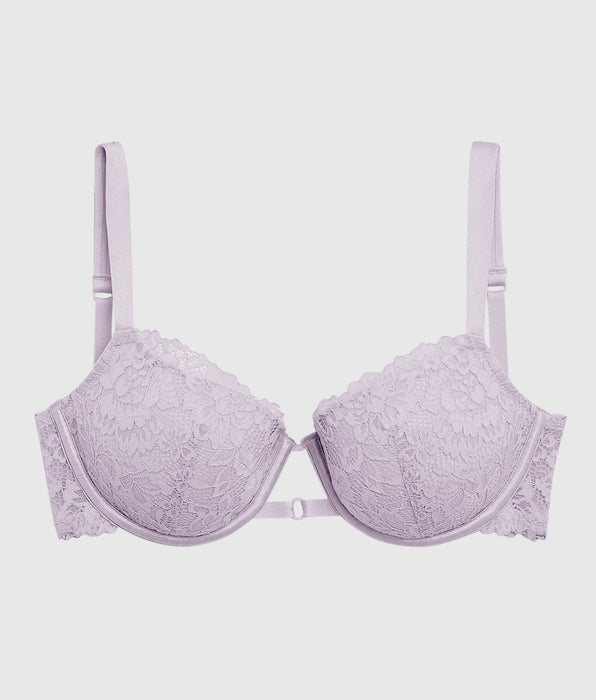 La Senza Lightly Lined Balconette Bra with Allover Lace