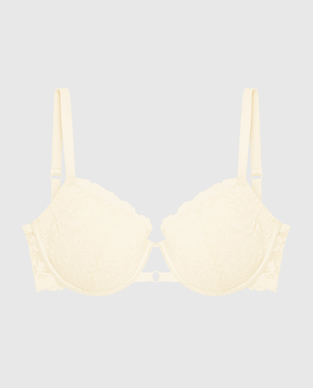 Lightly Lined Balconette Bra Allover Lace