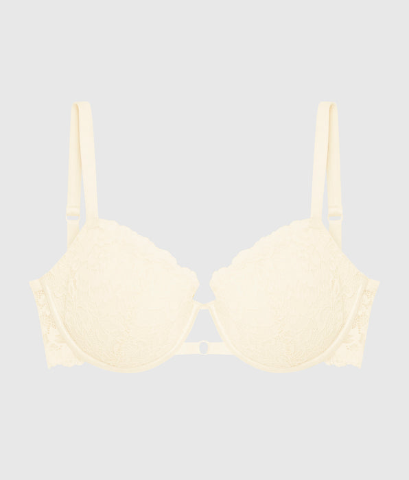 La Senza Lightly Lined Balconette Bra with Allover Lace