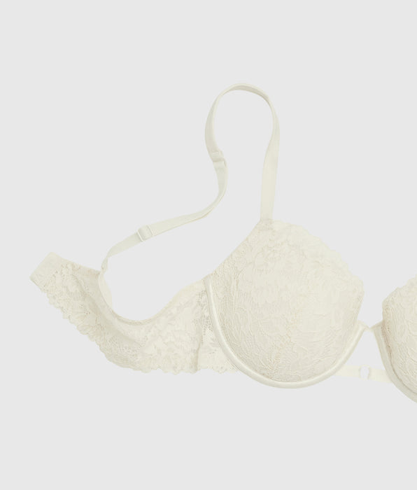 La Senza Lightly Lined Balconette Bra with Allover Lace