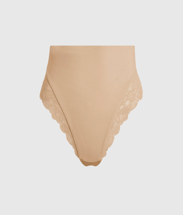 La Senza High Waist Smoothing Cheeky Panty in Rosetan