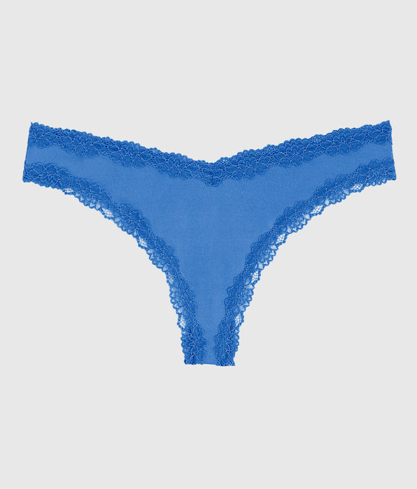 La Senza Lace Trim Thong Panty