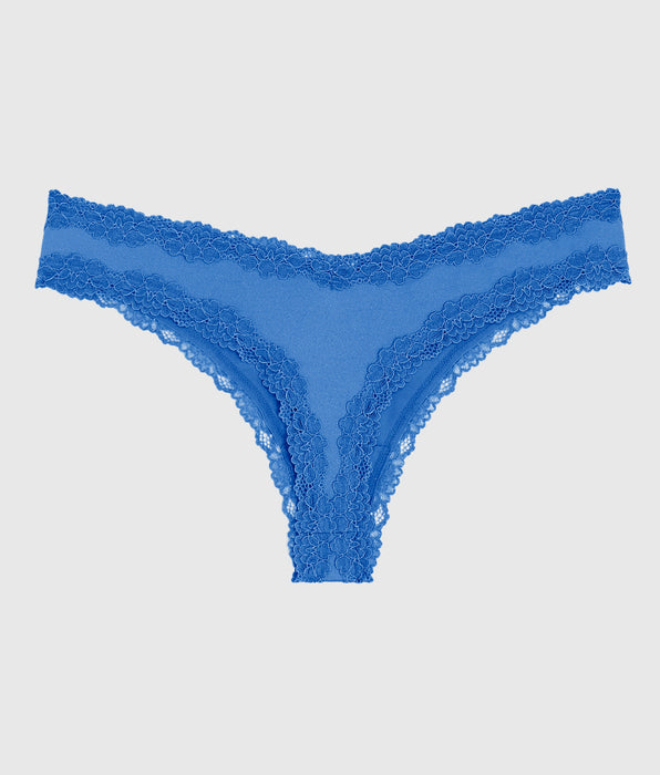 La Senza Lace Trim Thong Panty