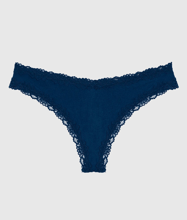 La Senza Thong Panty with Lace Trim