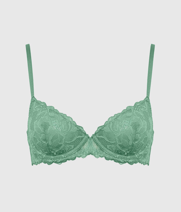 La Senza Unlined Demi Bra with Allover Lace