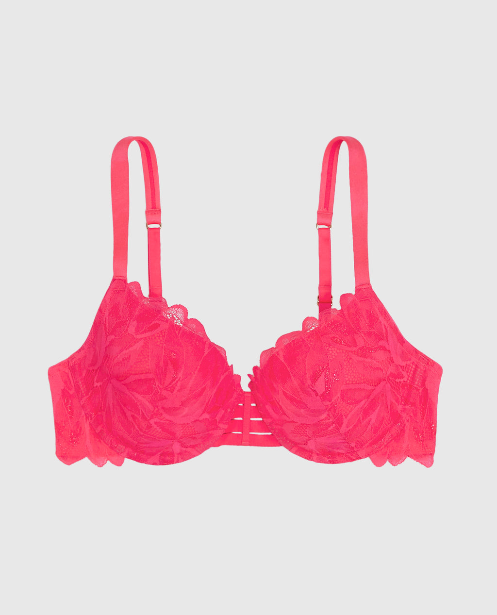 Lightly Lined Full Coverage Bra Allover Lace