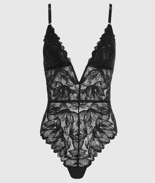 La Senza Plunging Lace Bodysuit