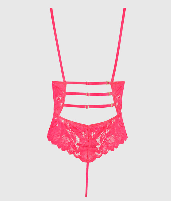 La Senza Plunging Lace Bodysuit