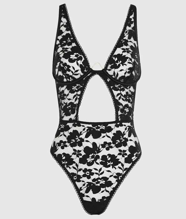 La Senza Cut Out Unlined Lace Bodysuit