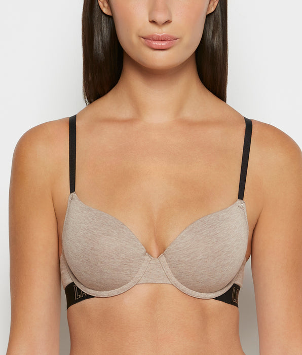 La Senza Smooth Lightly Lined Demi Bra in Leafless Tree Heather
