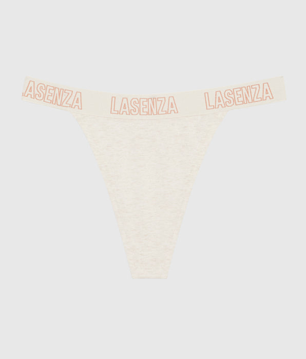 La Senza Everyday Thong Panty with Logo Trim