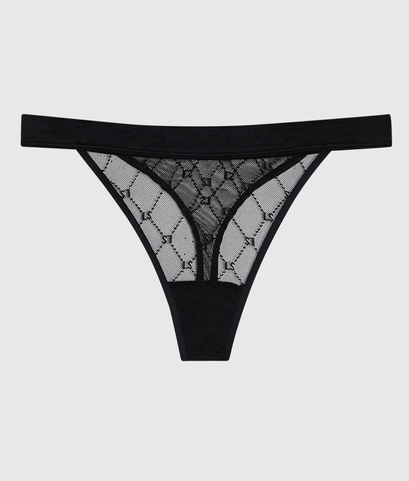 La Senza High Leg Medium Rise Thong Panty