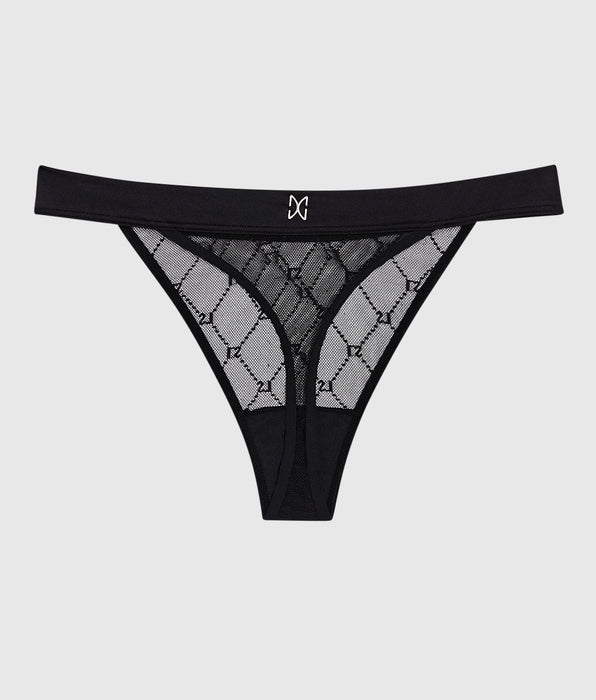 La Senza High Leg Medium Rise Thong Panty