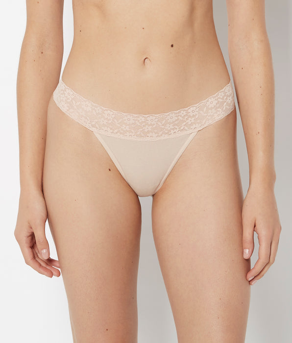 La Senza Thong Panty with Lace Trim