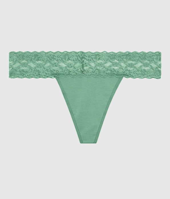 La Senza Thong Panty with Lace Trim