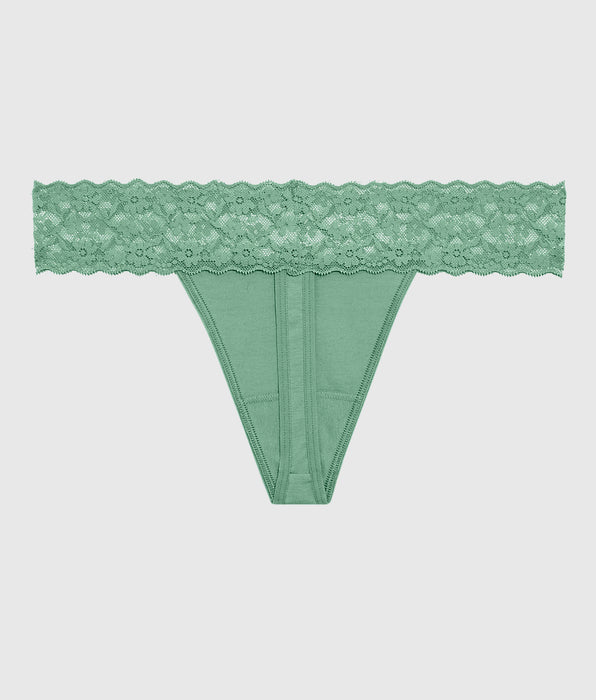 La Senza Thong Panty with Lace Trim