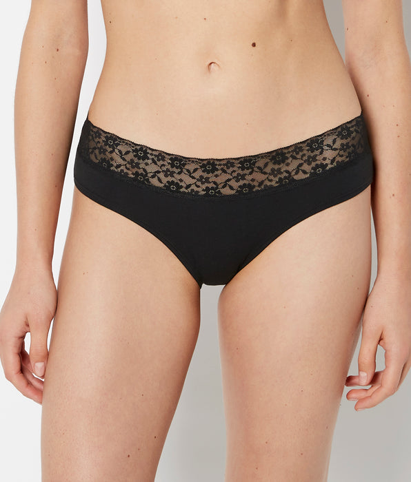 La Senza Hipster Panty in Tuxedo Black