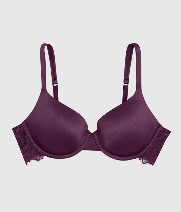 La Senza Lightly Lined Full Coverage Bra with Lace Wing