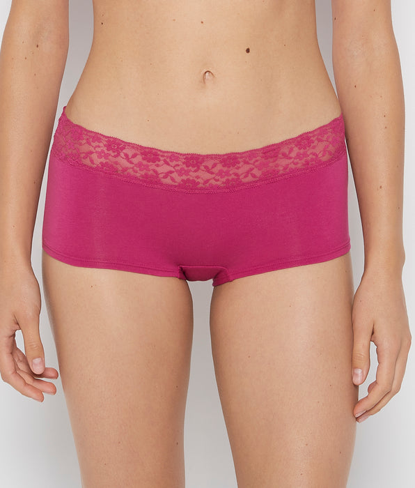 La Senza Boyshort Panty in Fuchsia Red