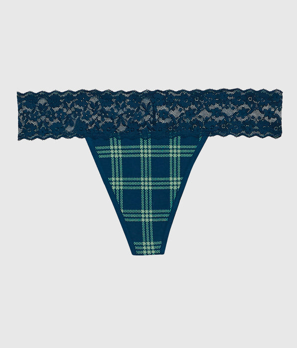 La Senza Thong Panty with Lace Trim