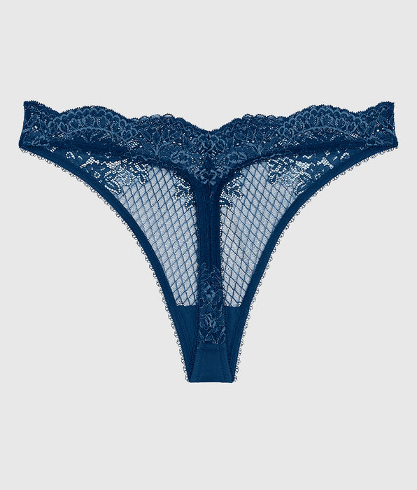 La Senza Lace High Leg Thong Panty