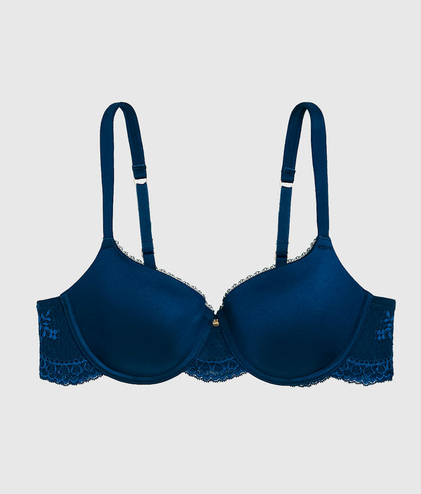 La Senza Smooth Lightly Lined Balconette Bra with Lace Wing