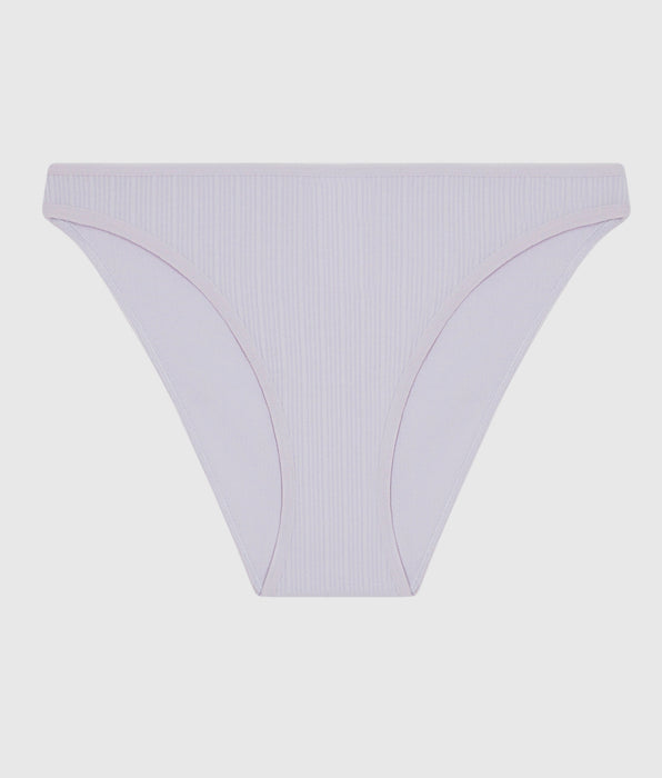 La Senza Ribbed Bikini Panty in Lavender Cake