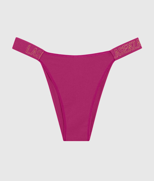 La Senza Cheeky Panty with Logo Band in Outrageous Pink