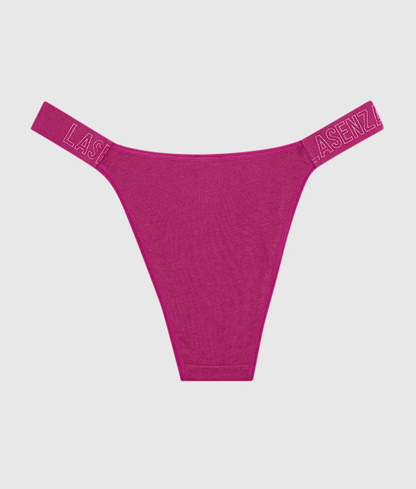 La Senza Cheeky Panty with Logo Band in Outrageous Pink