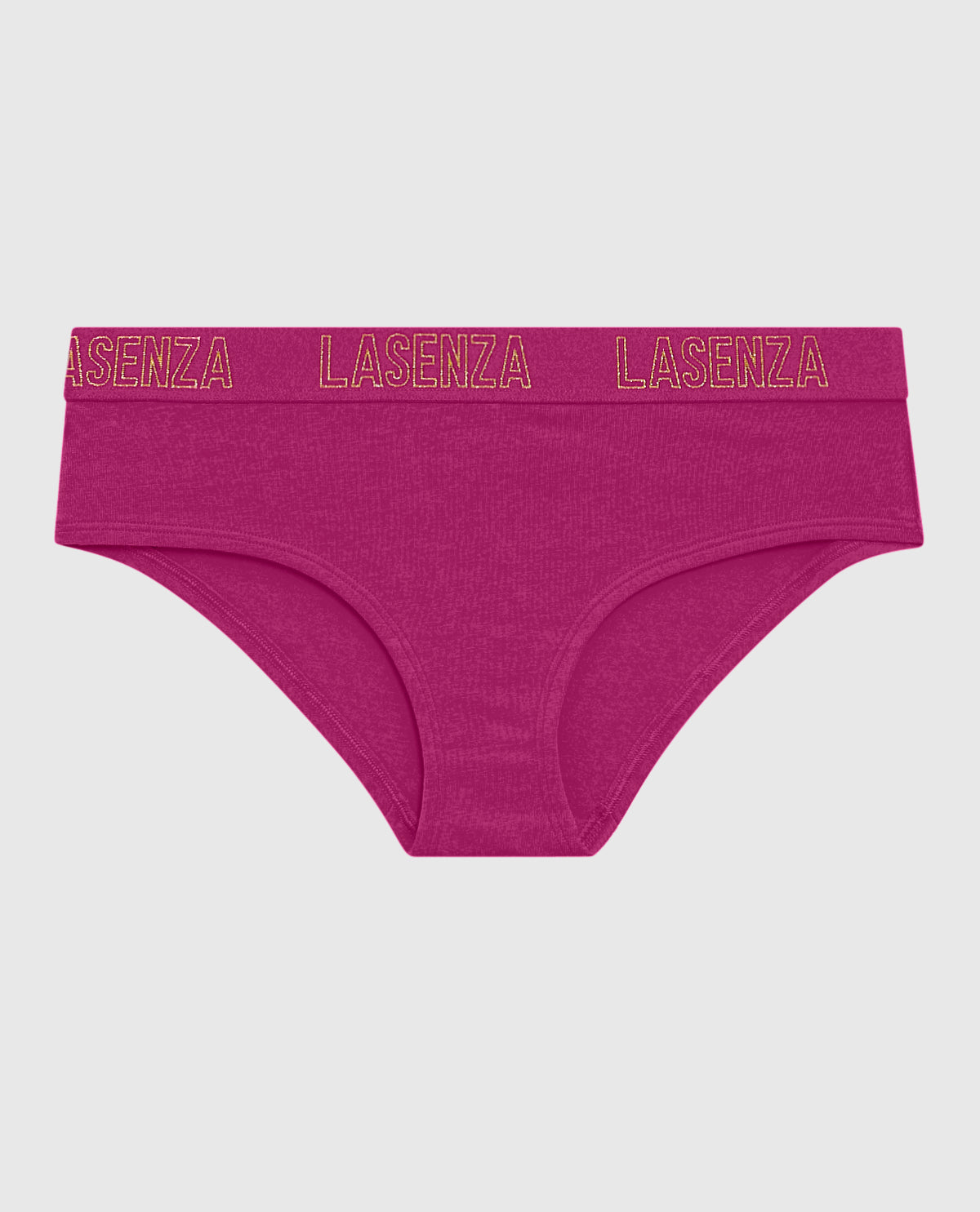 Hipster Panty with Logo Band in Outrageous Pink