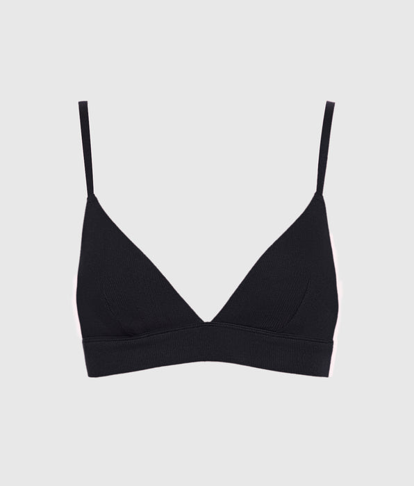 La Senza Unlined  V Neck Bralette in Black