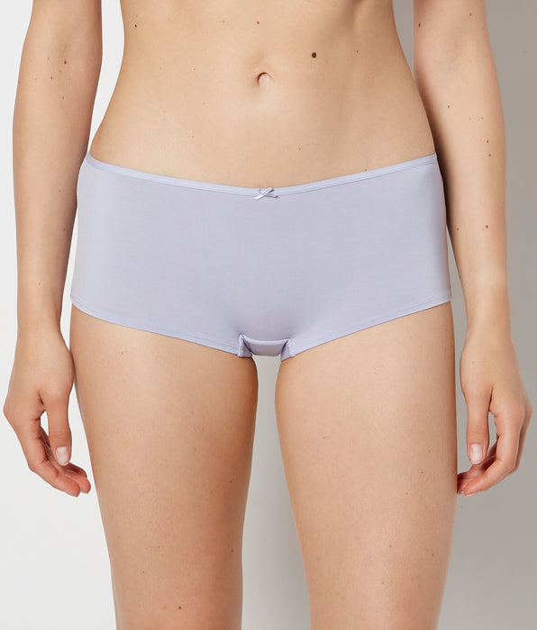 La Senza Ultrasoft Boyshort Panty with Bow Detail in Cosmic Sky