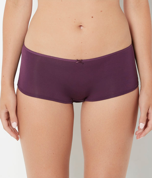 La Senza Culotte garçonne Ultrasoft avec boucle vin de mûre