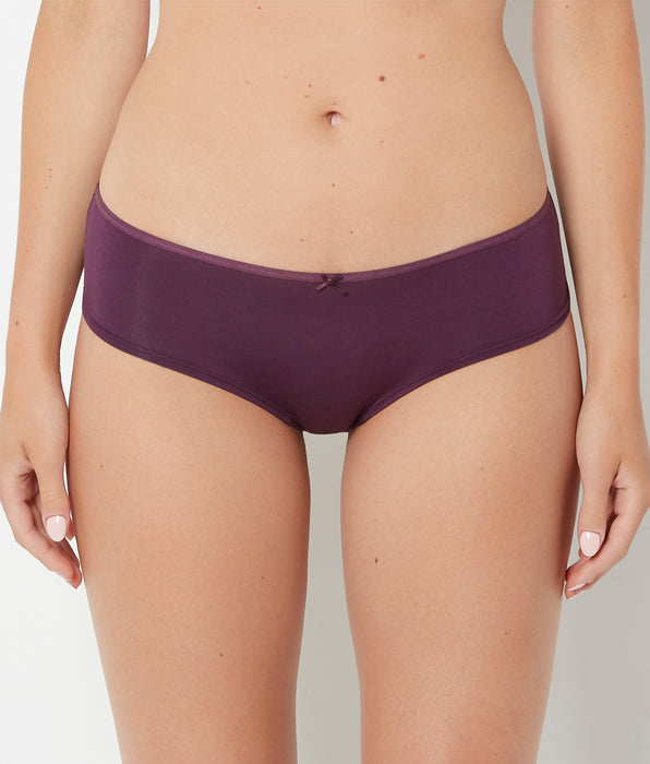La Senza Culotte taille basse Ultrasoft avec boucle vin de mûre