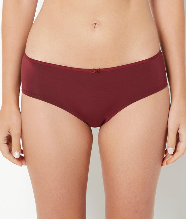 La Senza Culotte taille basse Ultrasoft avec boucle cabernet