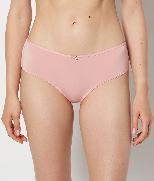 La Senza Ultrasoft Hipster Panty with Bow Detail in Rose Elegance