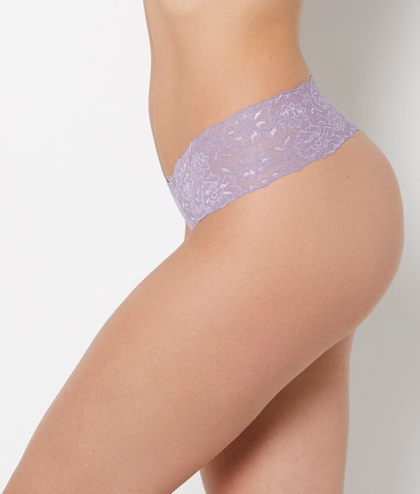 La Senza Magnificent Lace Thong Panty in Purple Haze