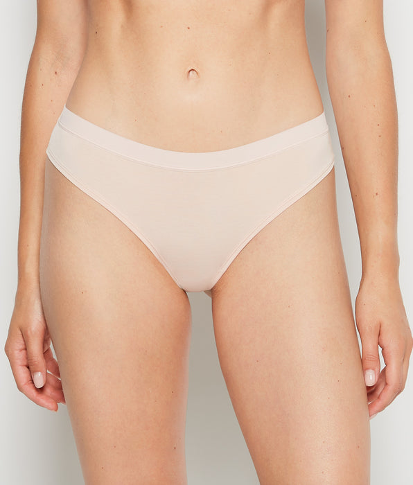La Senza Thong Panty With Vanishing Trim in Cameo Rose