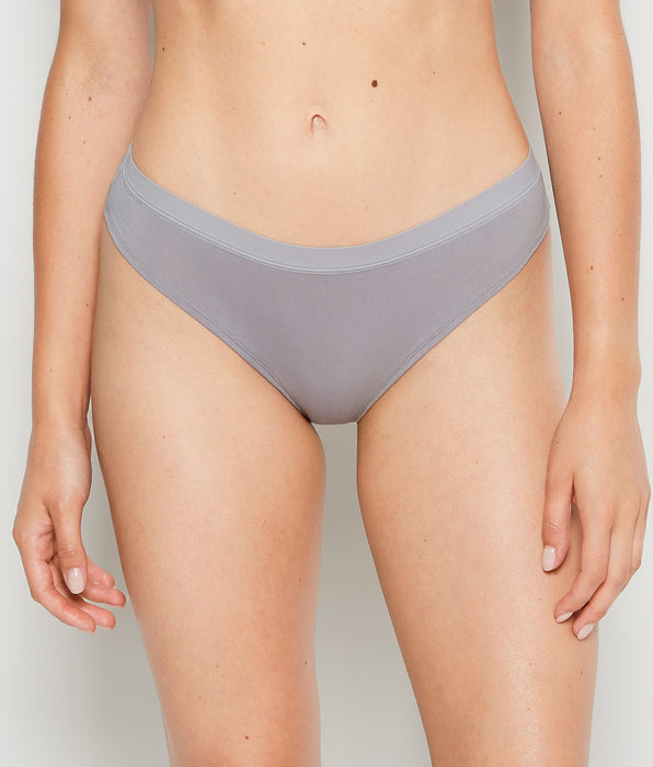 La Senza Thong Panty With Vanishing Trim in Skyrocket