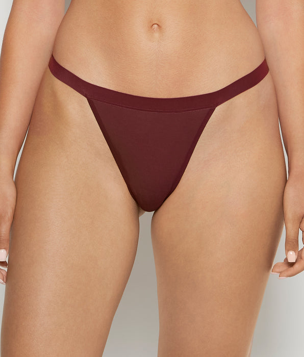 La Senza G-String Panty With Vanishing Trim in Russian Ruby