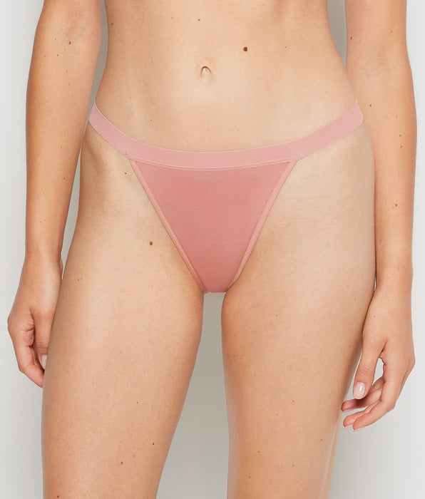 La Senza G-String Panty With Vanishing Trim in Old Rose