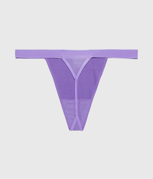 La Senza G-String Panty With Vanishing Trim in Purple Opulence