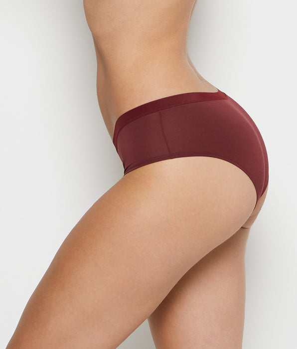 La Senza Hipster Panty With Vanishing Trim in Russian Ruby