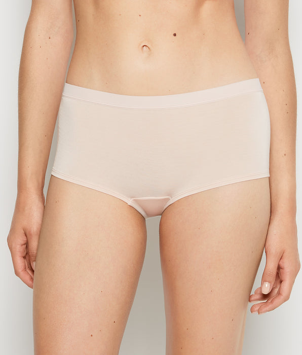 La Senza Boyshort Panty With Vanishing Trim in Cameo Rose