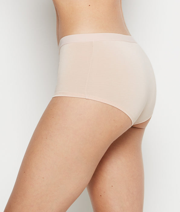 La Senza Boyshort Panty With Vanishing Trim in Cameo Rose