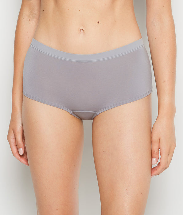 La Senza Boyshort Panty With Vanishing Trim in Skyrocket