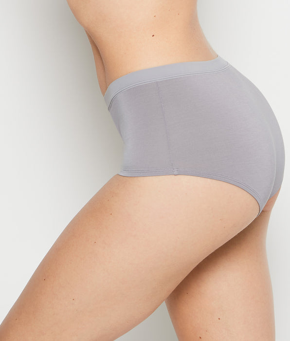 La Senza Boyshort Panty With Vanishing Trim in Skyrocket